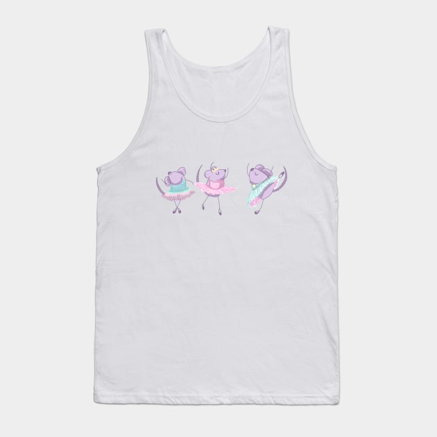 Ballerina Mice Tank Top by GG Raven Works